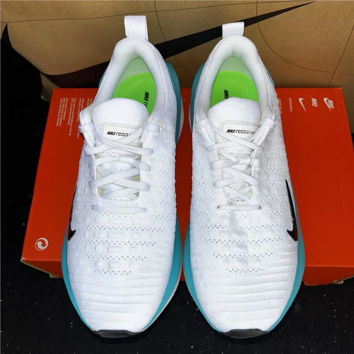 Nike shoes - Nike ReactX Infinity Run 4 - HF4997 100 - White/Black-Dusty Cactus (UPC: 197594655553) 2