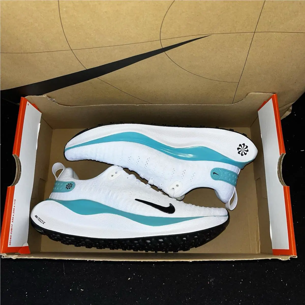 Nike shoes - Nike ReactX Infinity Run 4 - HF4997 100 - White/Black-Dusty Cactus (UPC: 197594655553) 4