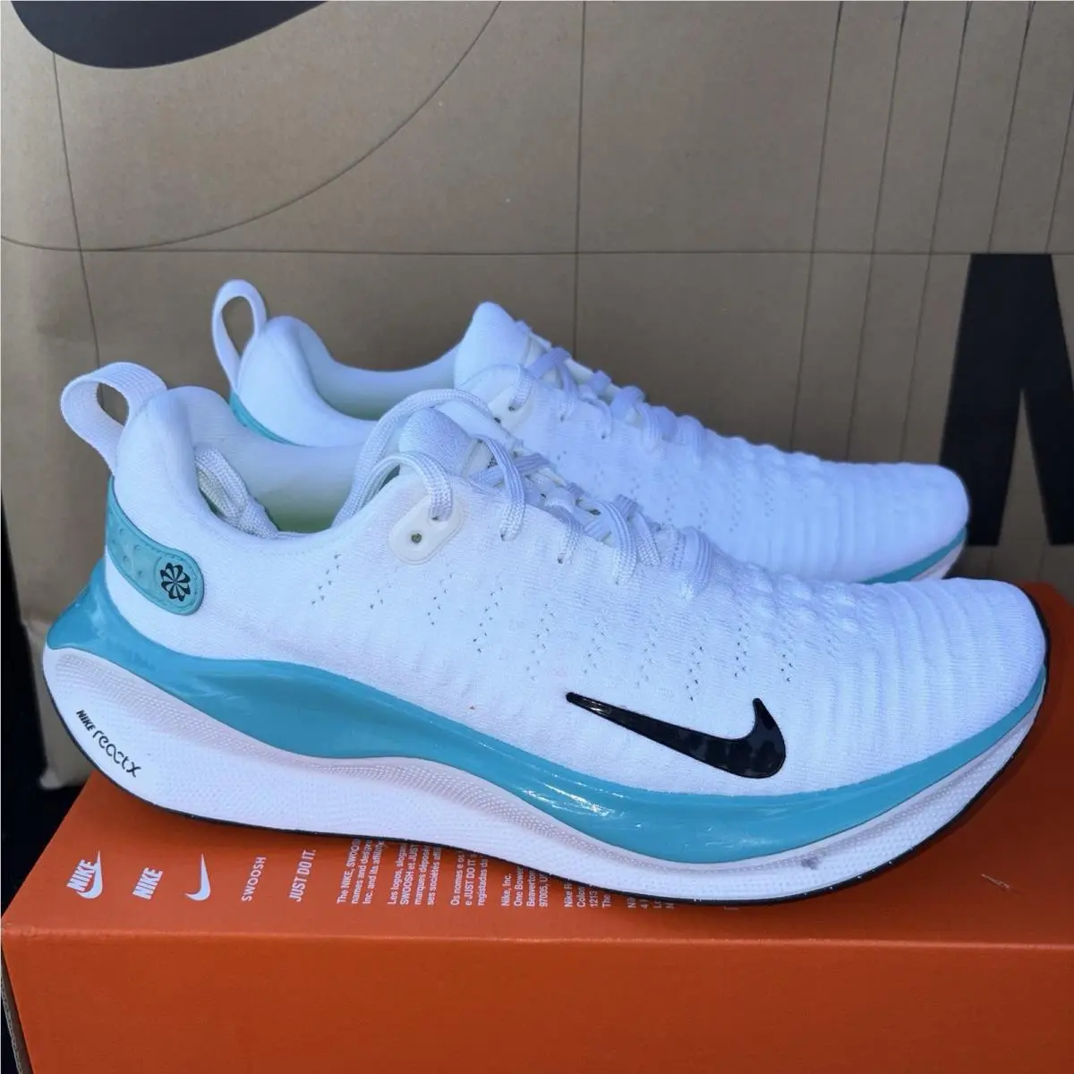 Reactx Infinity Run 4 White Cactus Nby HF4997-100 Women Size 9 by Nike