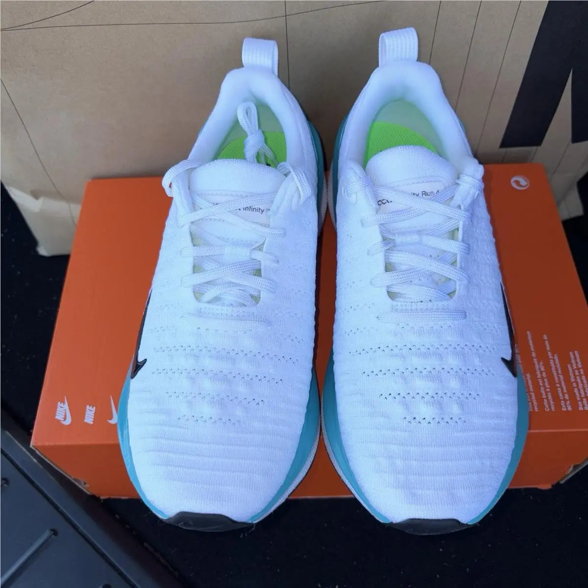 Nike shoes - Nike ReactX Infinity Run 4 - HF4997-100 - White Cactus Black 2