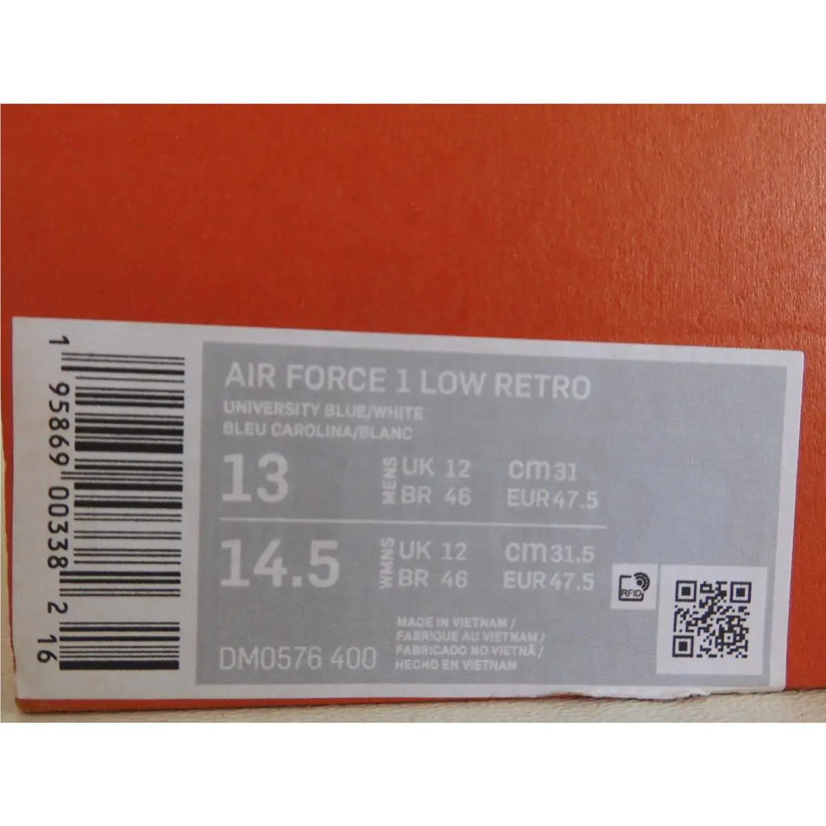 Nike shoes - Nike Air Force 1 - Air Force - DM0576-400 - Blue (UPC: 195869003382) 3