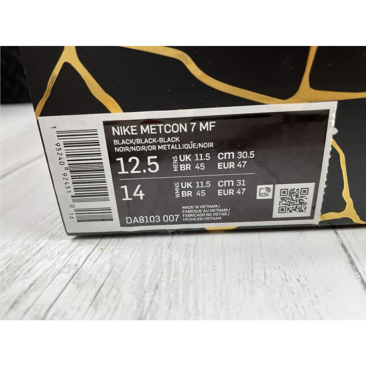 Nike shoes - Nike Metcon 7 Mat Fraser - DC9533-001 - Black (UPC: 195240924510) 10