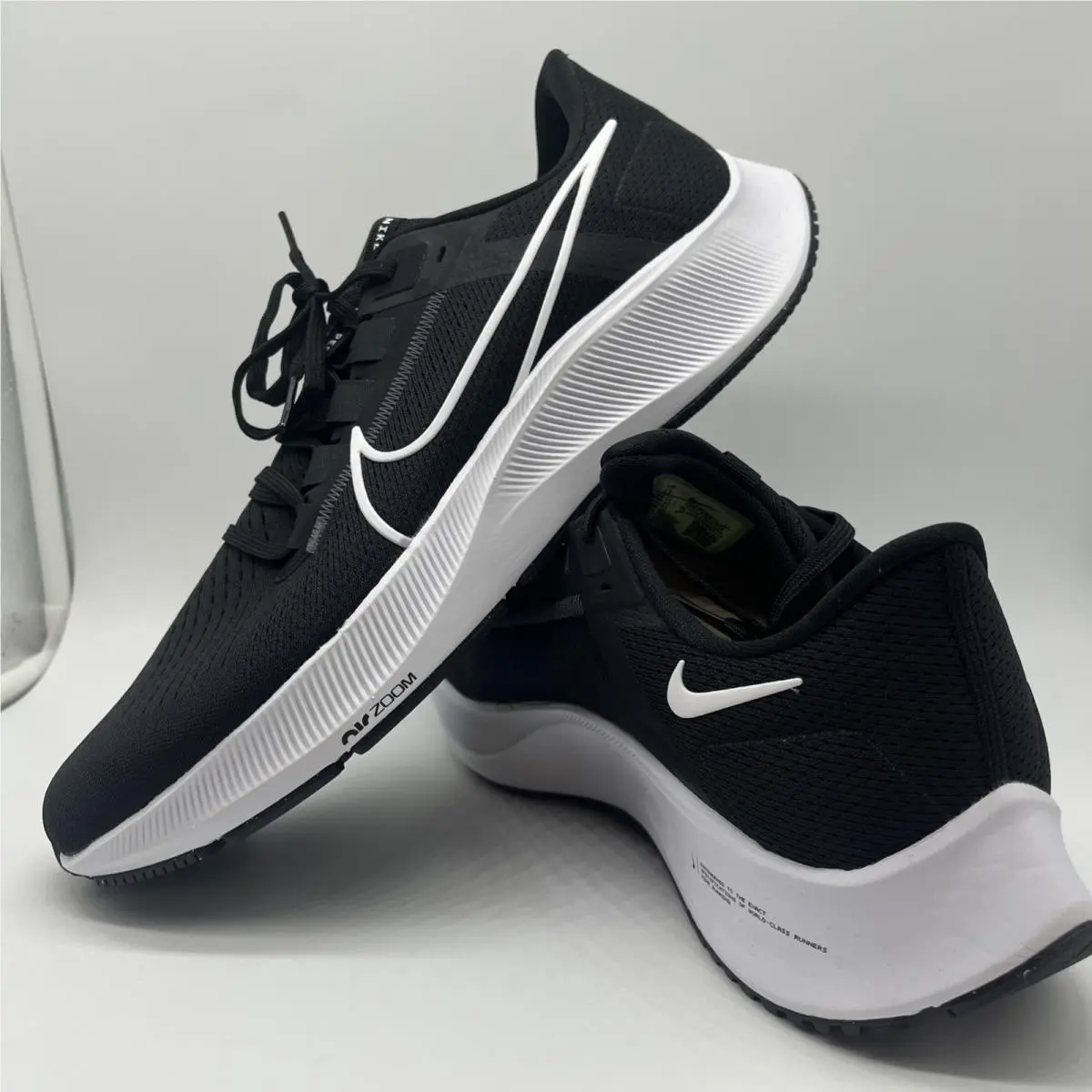 Nike Air Zoom Pegasus 38 Sneakers Men`s Size 13 CW7356-002 Black Running Shoes