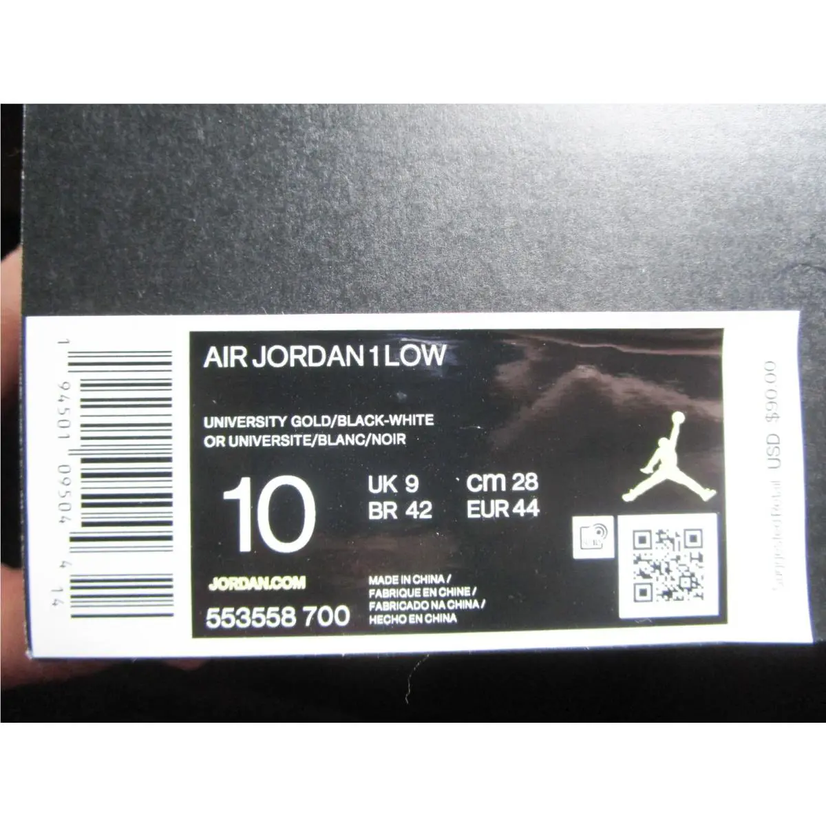 Nike shoes - Nike Air Jordan 1 - Air - 553558700 - Gold 7