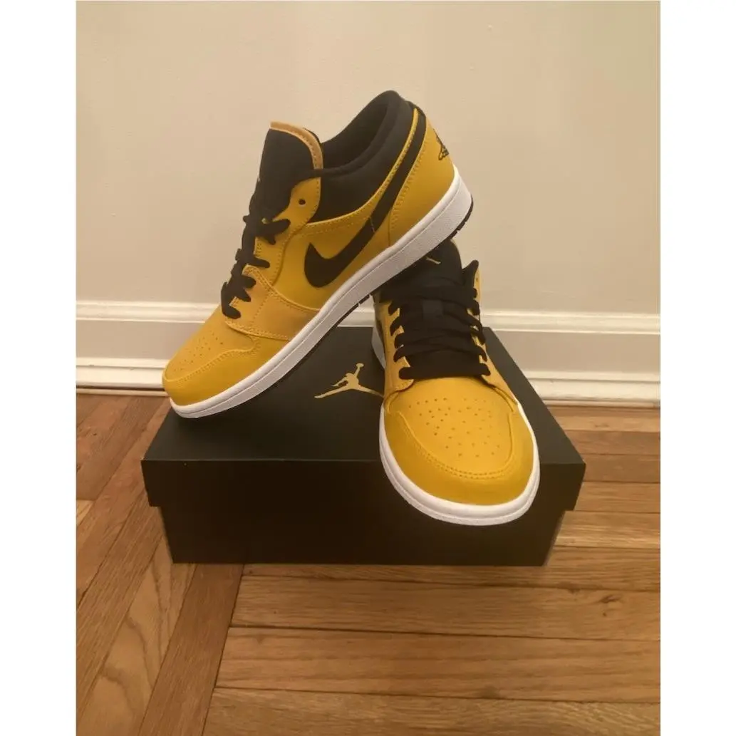 Nike shoes - Air Jordan 1 - Air - 553558-700 - Gold/Black 12