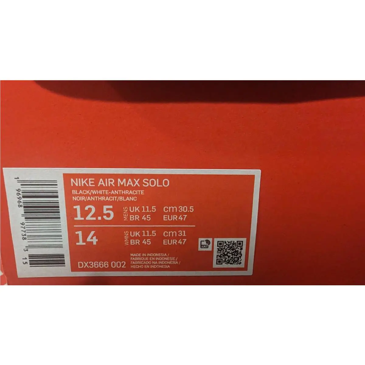 Nike shoes - Black/White /Antacite (UPC: 091202750923) 4