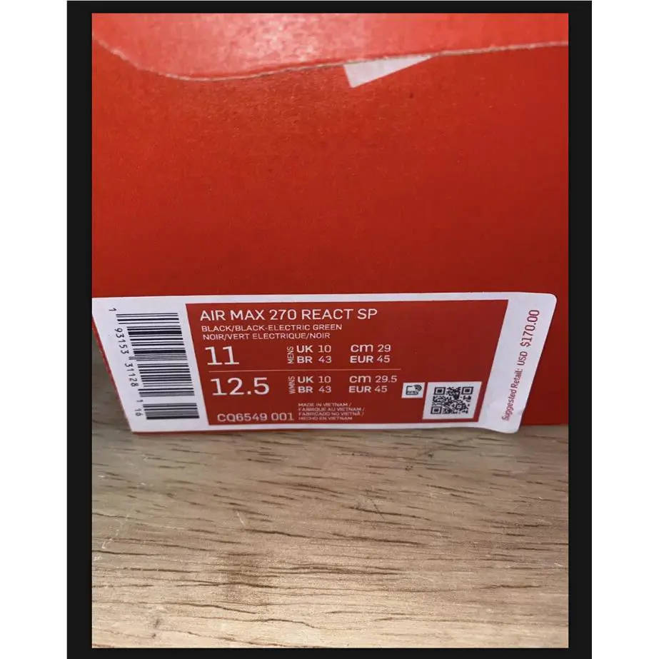 Nike shoes - Nike Air Max 270 - Air Max - CQ6549-001 - Black 5