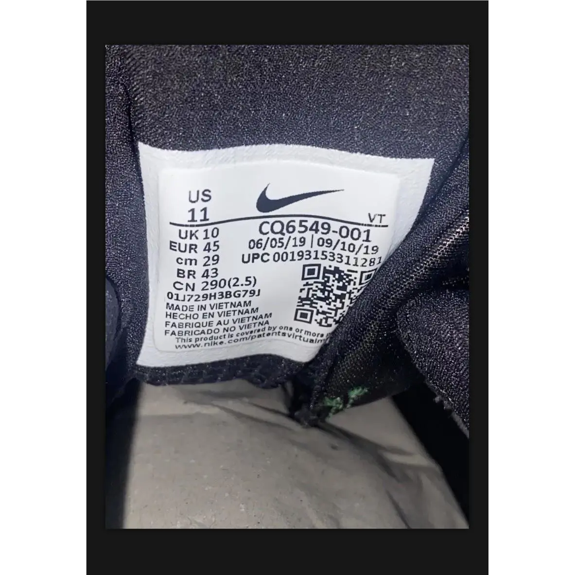 Nike shoes - Nike Air Max 270 - Air Max - CQ6549-001 - Black 6