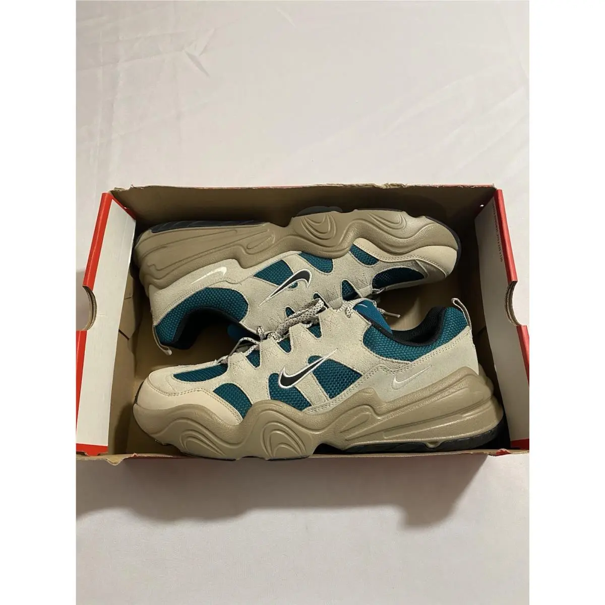 Men’s Size 13 - Nike Tech Hera Light Orewood Geode Teal FJ9532 110
