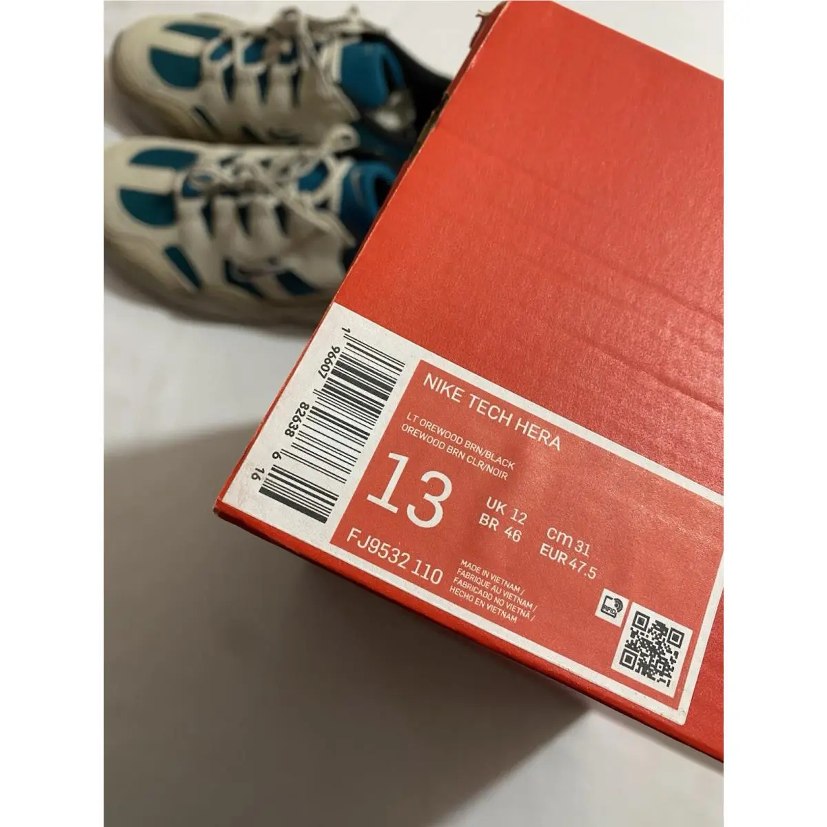 Nike shoes - Nike Tech Hera - Tech Hera - FJ9532-110 - Brown (UPC: 0196607826386) 8