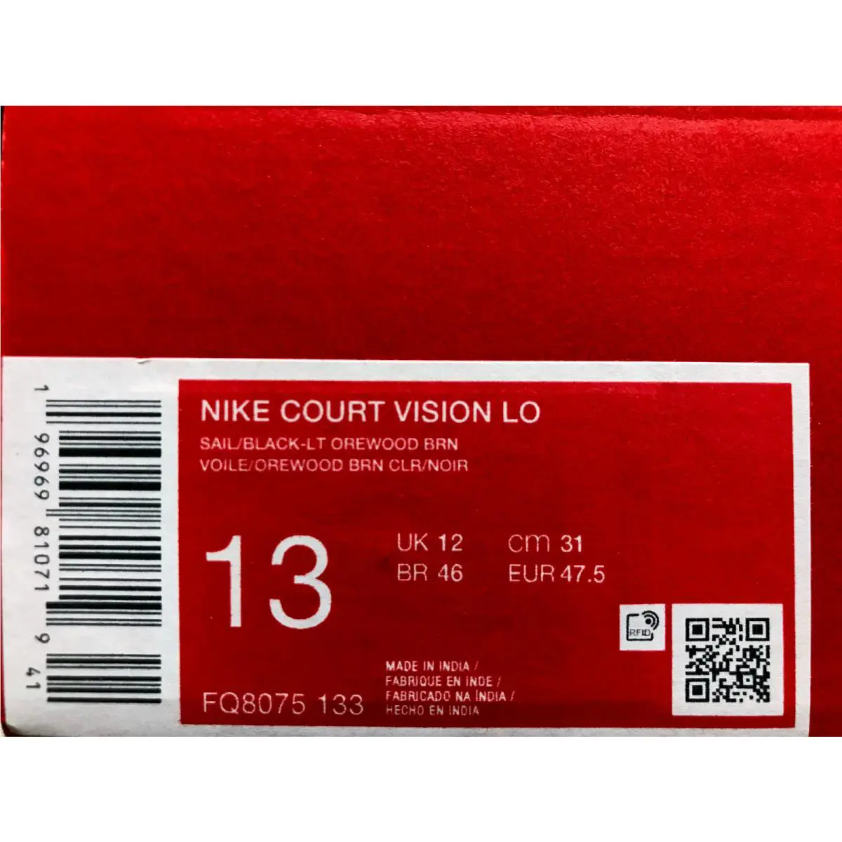 Nike shoes - Nike Court Vision - Court Vision - FQ8075-133 - White (UPC: 196969810719) 3
