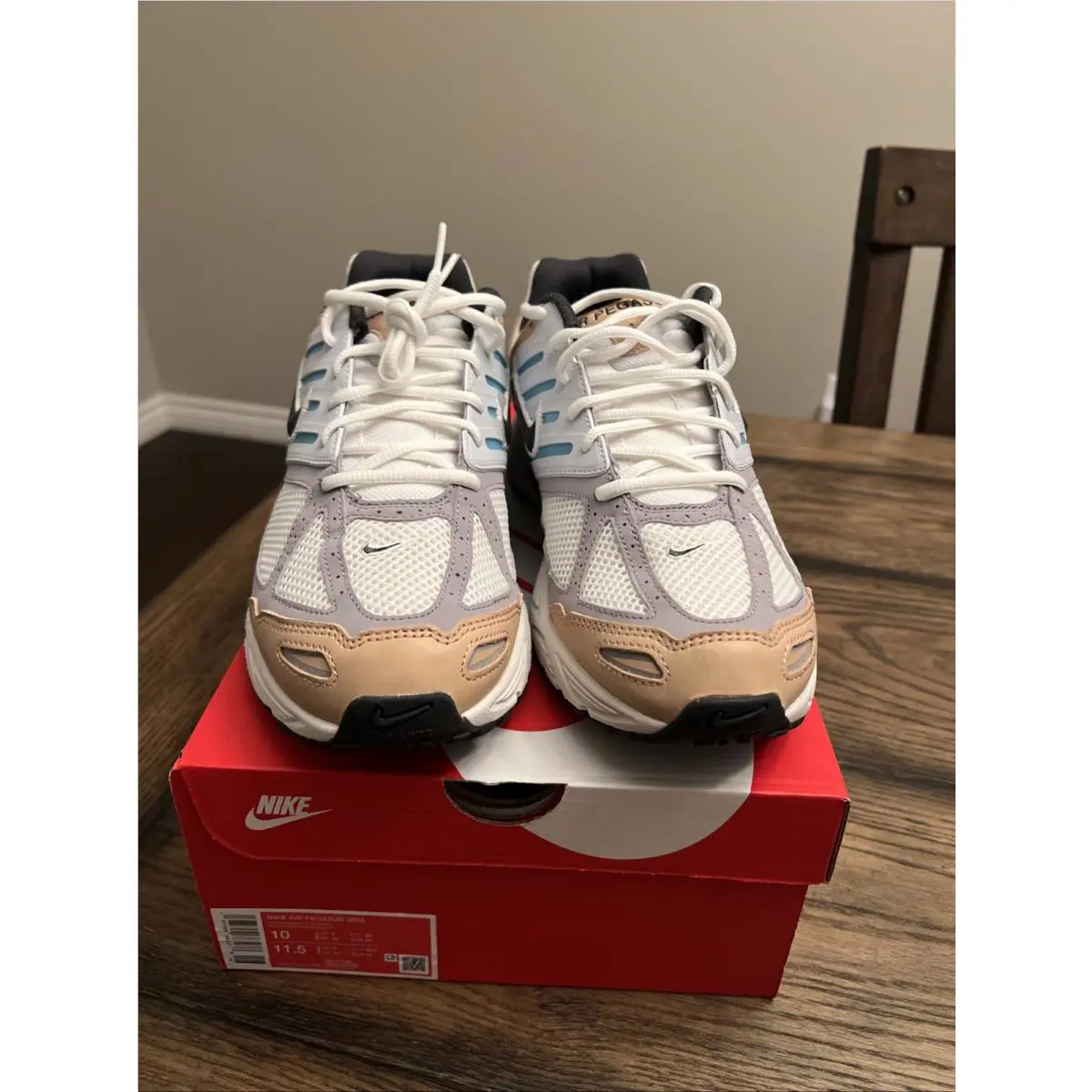 Nike shoes - Nike Air Pegasus - Air Pegasus - Sail/Phantom/Aquarius Blue/Anthracite 0