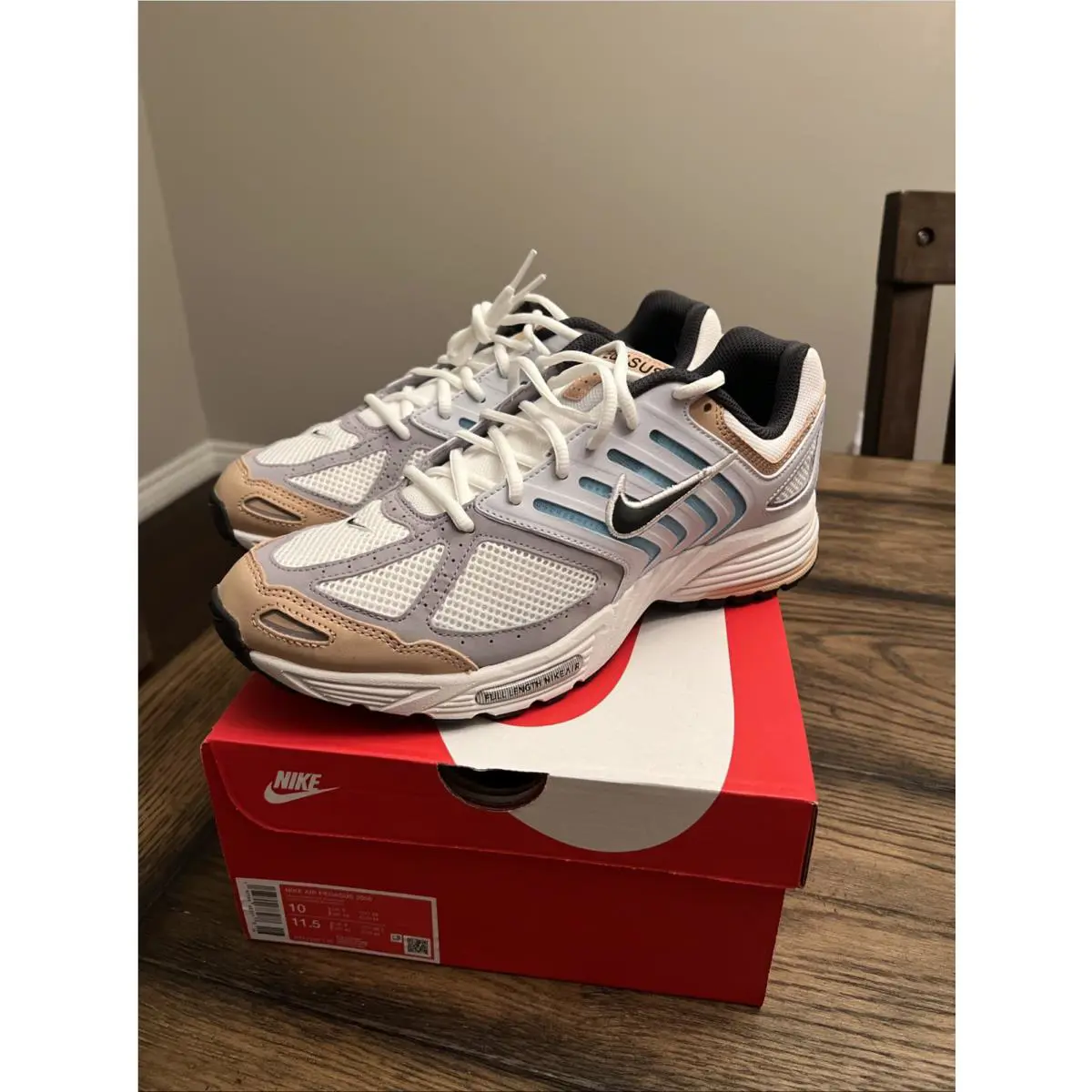 Nike shoes - Nike Air Pegasus - Air Pegasus - Sail/Phantom/Aquarius Blue/Anthracite 1