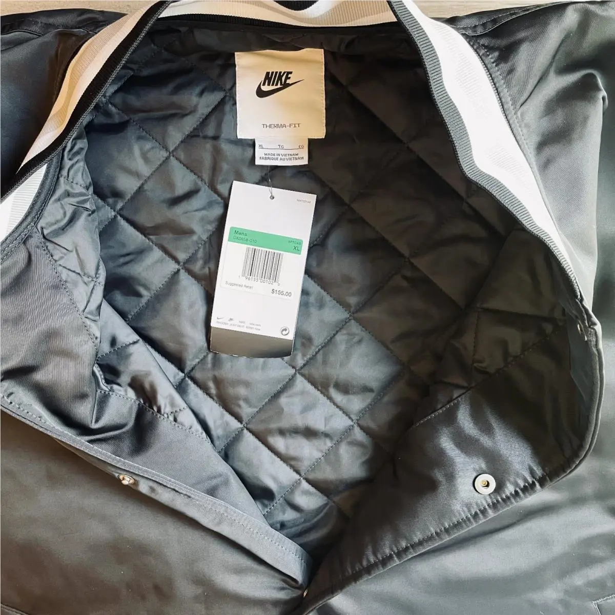 Nike clothing - Therma-Fit Authentic Dugout Jacket - Authentic Dugout Jacket - DX0658010 DX0658 010 - Black (UPC: 196155001020) 1