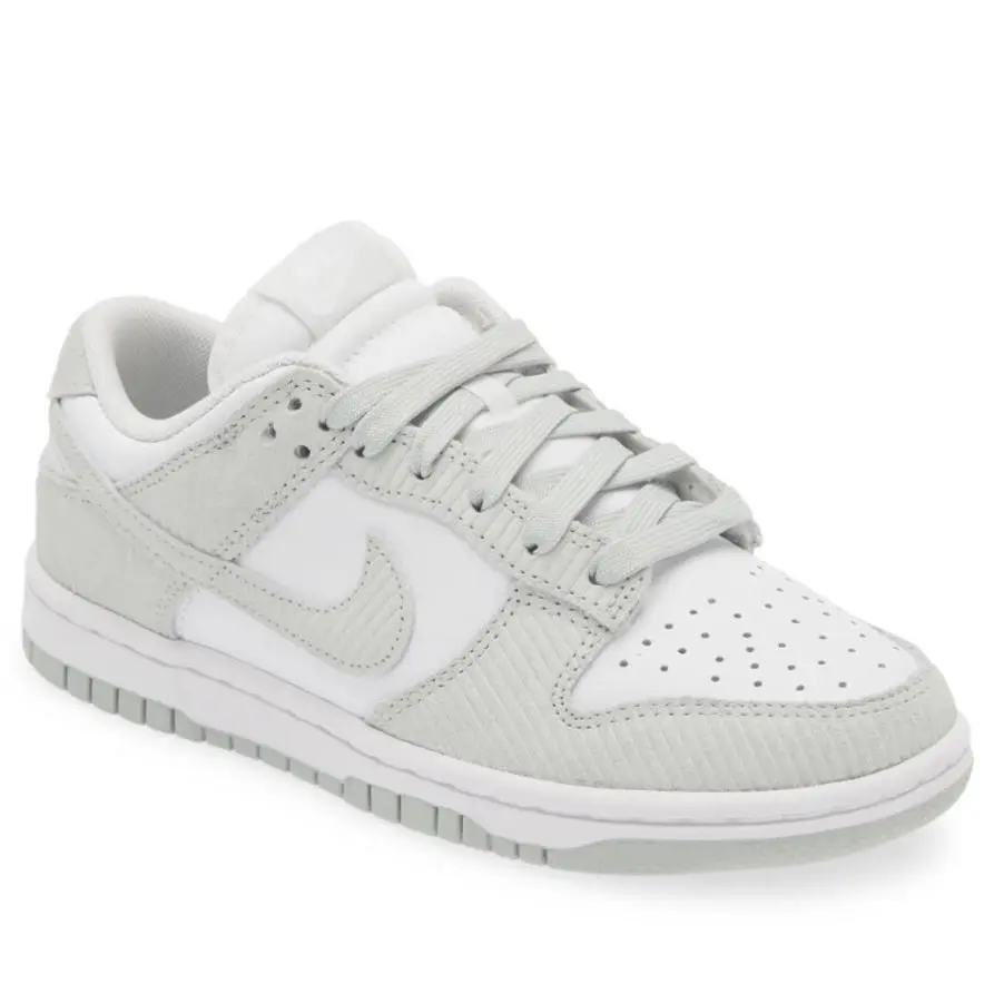 Nike Dunk Low Basketball Sneaker Shoes White FN7658-100 US Womens 9 / Mens 7.5
