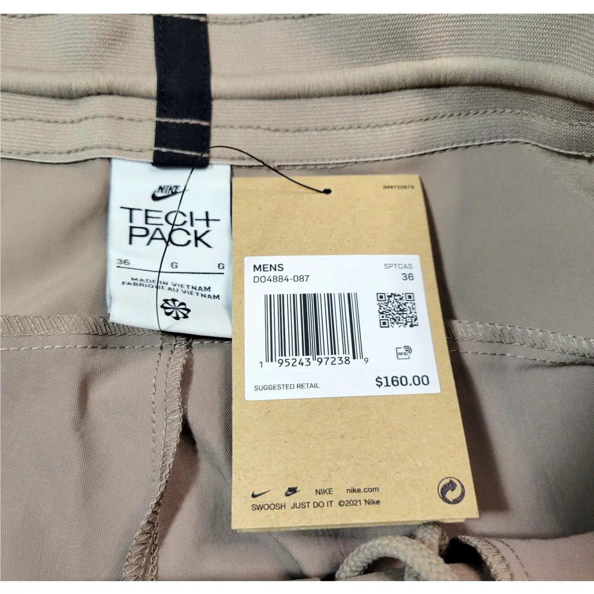 Nike clothing - NIKE NSW Tech - NSW Tech - Beige Silver 9