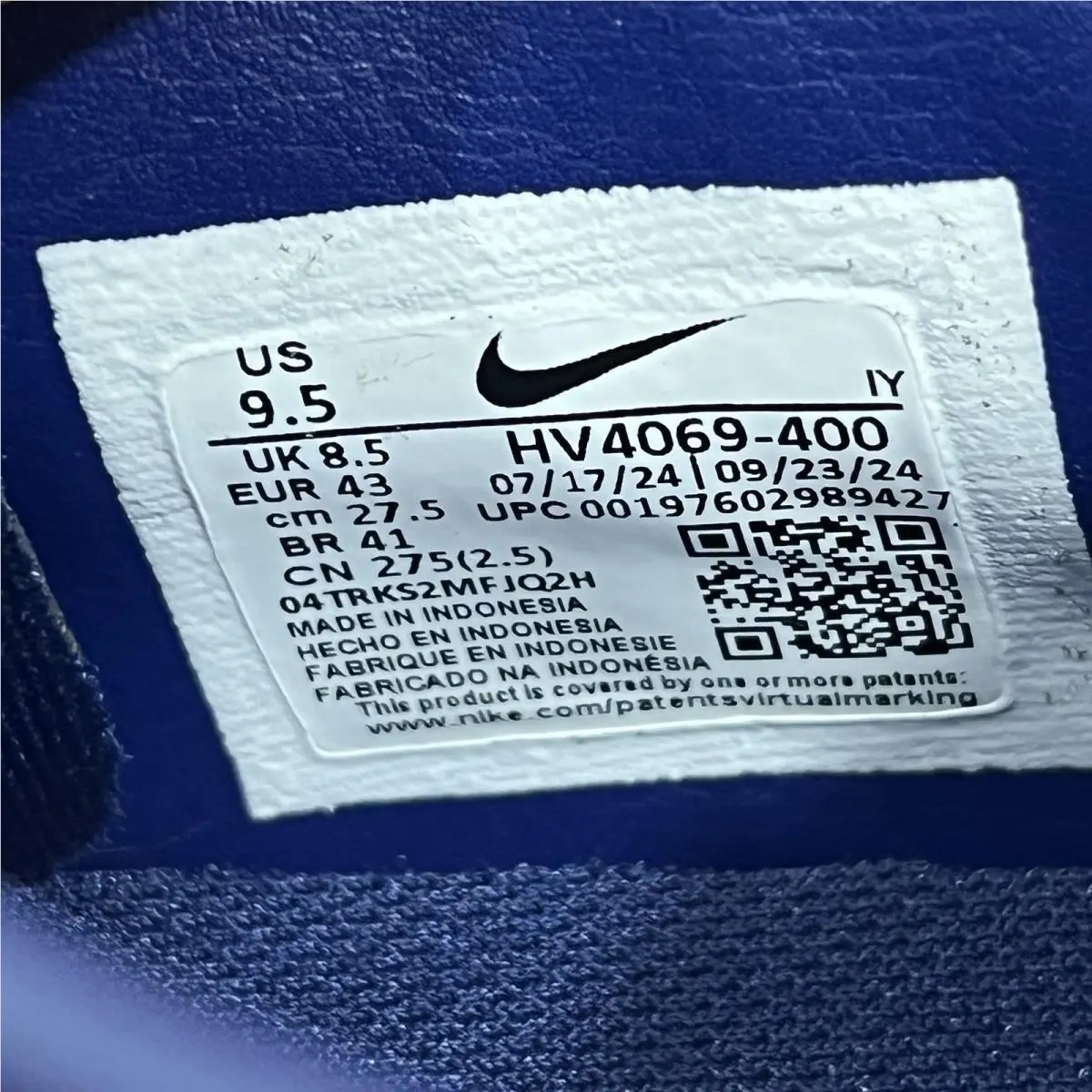 Nike shoes - Nike Phantom GX - Phantom - HV4069-400 - Blue (UPC: 197859008223) 6