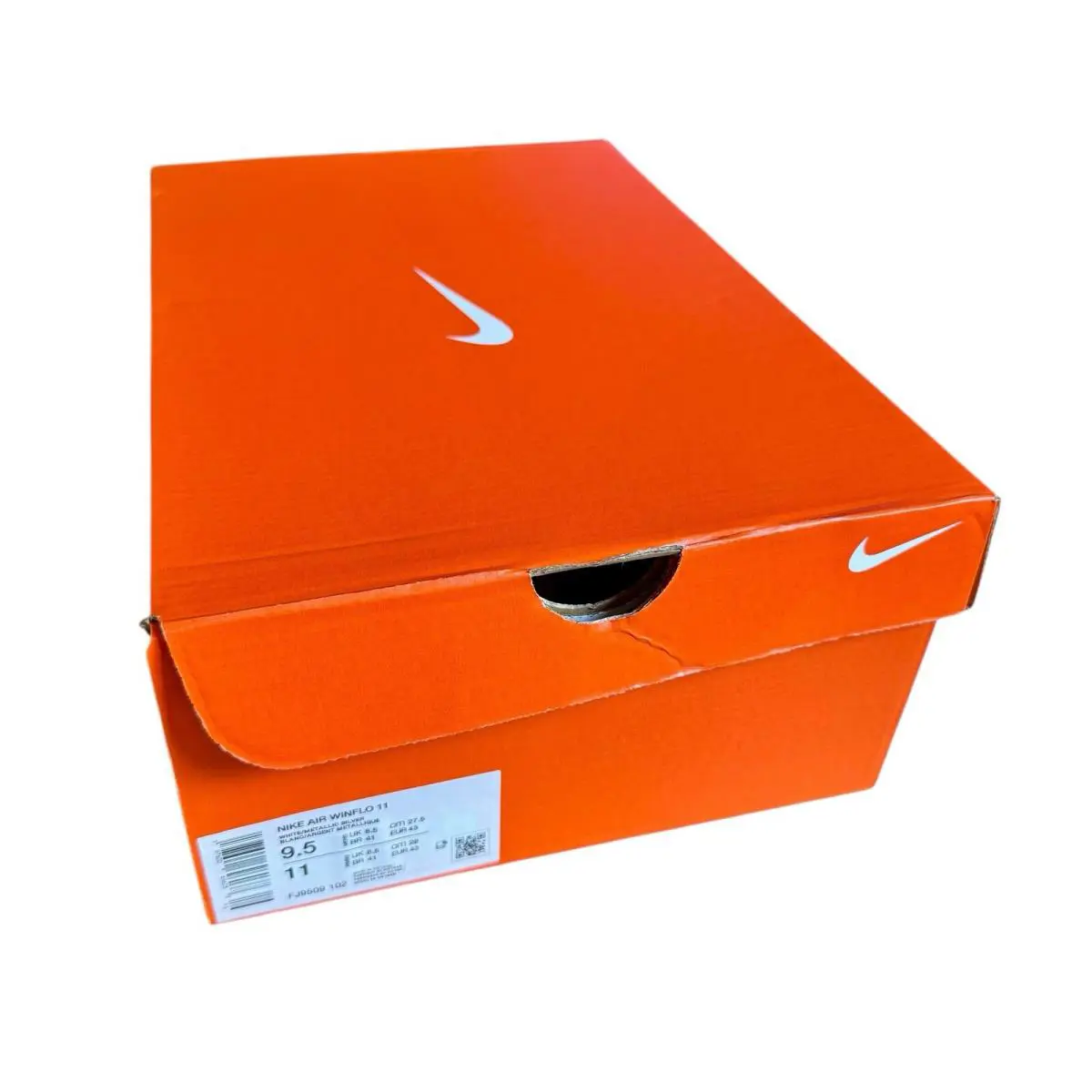 Nike shoes - Air Winflo 11 - Air Winflo - Fj9509102 - White /Metallic Silver (UPC: 0197600696037) 12