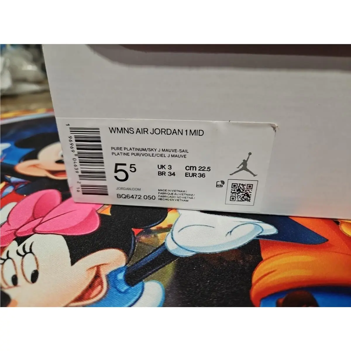 Nike shoes - Air Jordan 1 Mid - Air Mid - BQ6472-050 - Purple 3