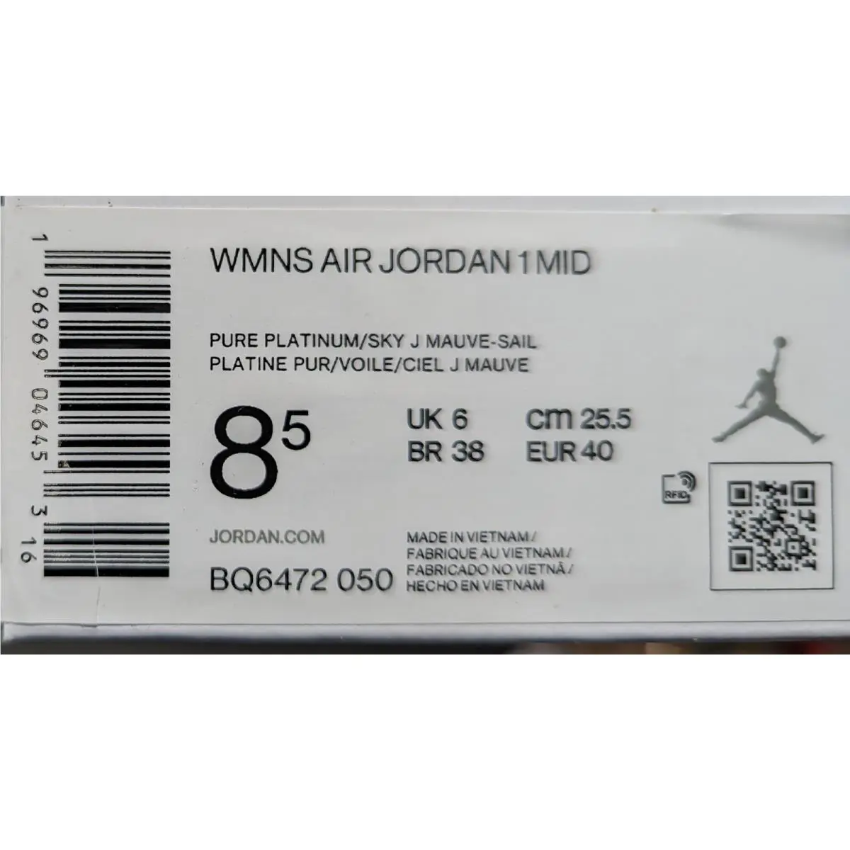 Nike shoes - Nike Air Jordan 1 - Air - BQ6472-050 - Multicolor (UPC: 196969046422) 6