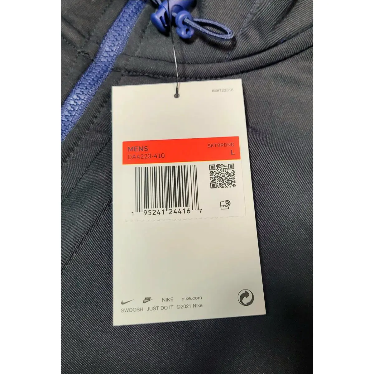 Nike clothing - DA4223-410 - DA4223-410 - Blue Black 9