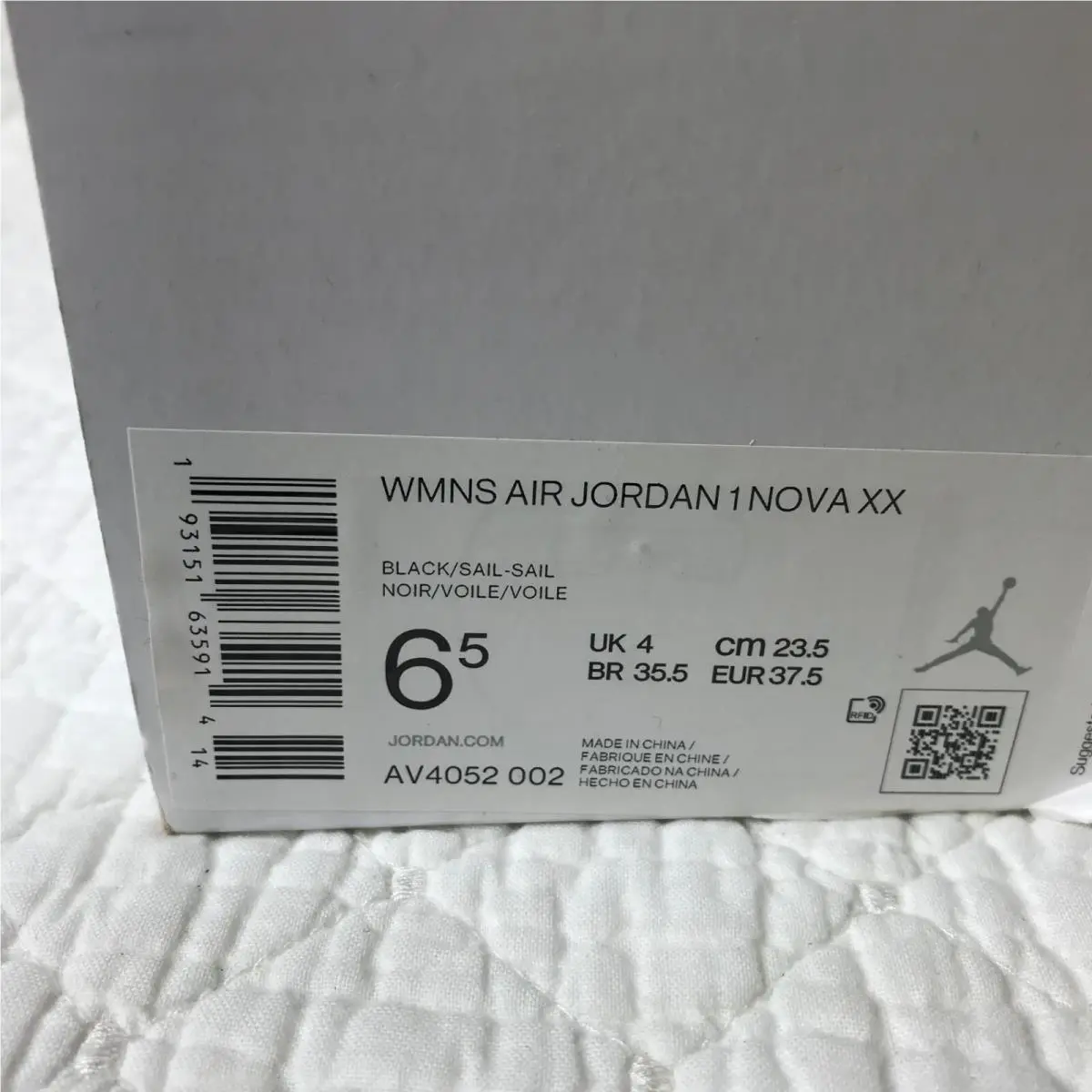 Nike shoes - Nike Air Jordan 1 Nova XX - AV4052002 - Black/Sail-Sail 11