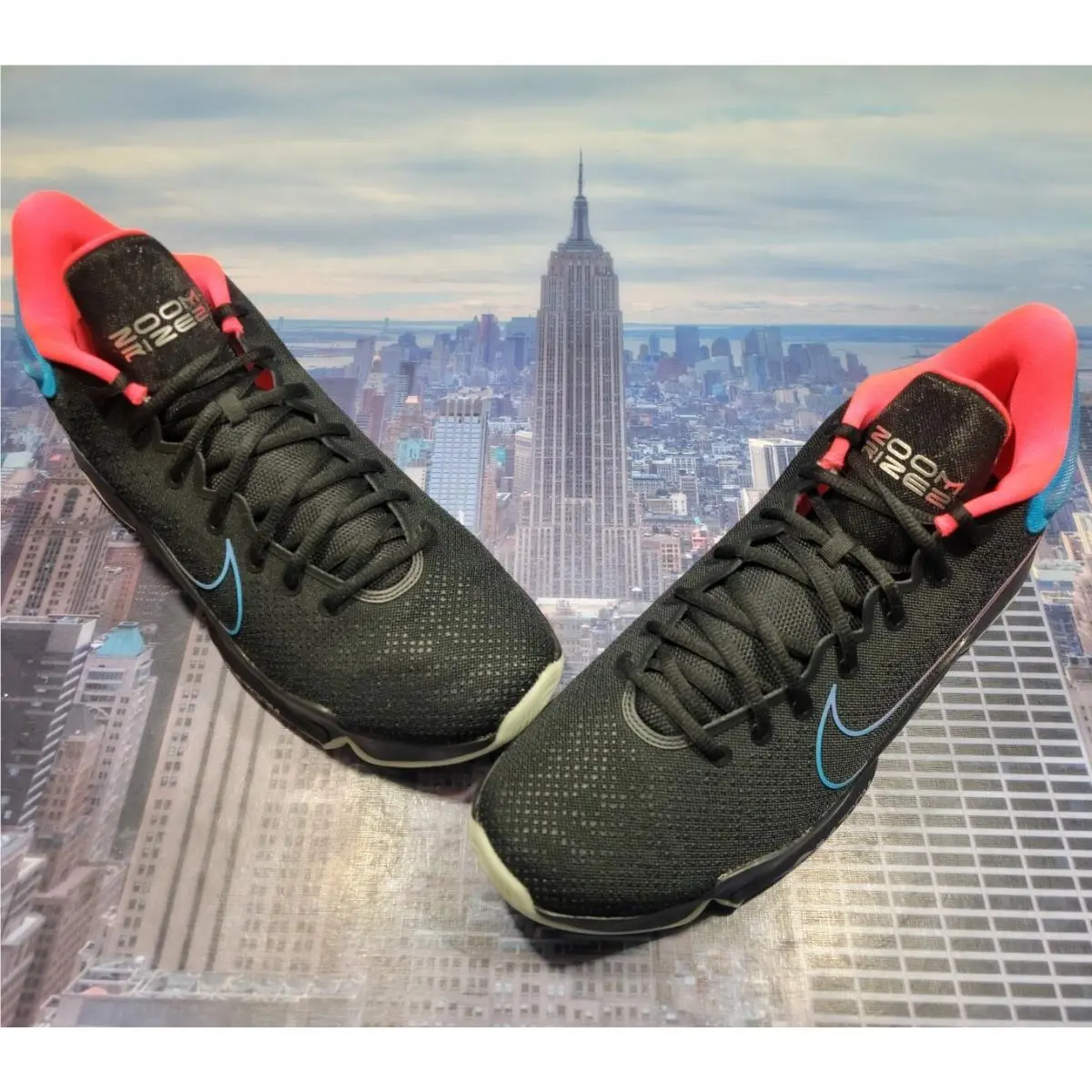 Nike iD By You Zoom Rize 2 Black/baltic Blue-crimson Mens Size 13 DA9292 991