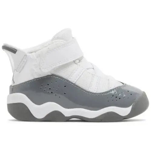 Nike Air Jordan 6 Rings TD `white Cool Grey` 323420-121 Toddler Size 6c - White