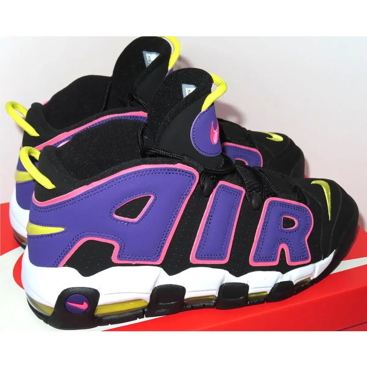 Nike shoes - Nike Air More Uptempo `96 - DZ5187-001 - Black/Court Purple, Pink 6