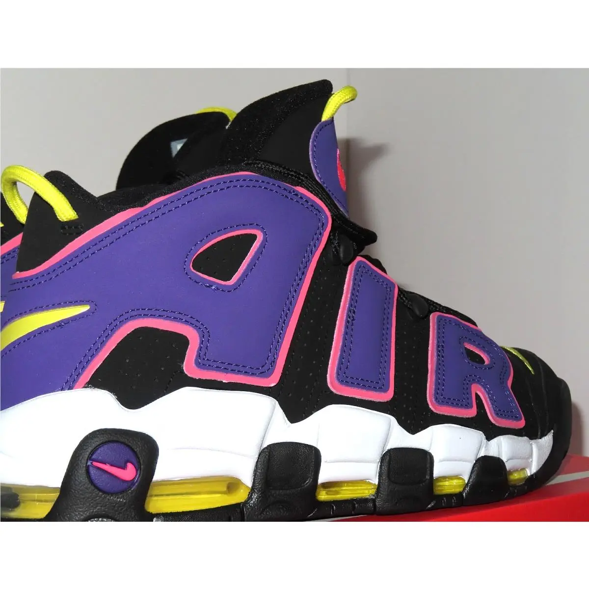 Nike shoes - Nike Air More Uptempo `96 - DZ5187-001 - Black/Court Purple, Pink 8