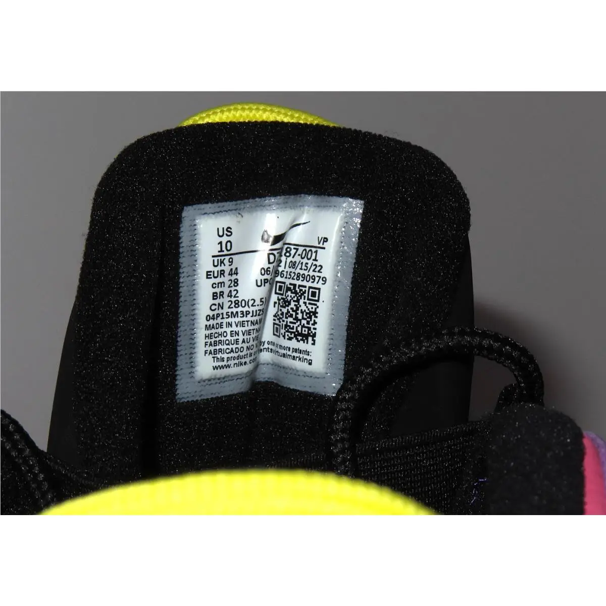 Nike shoes - Nike Air More Uptempo `96 - DZ5187-001 - Black/Court Purple, Pink 15