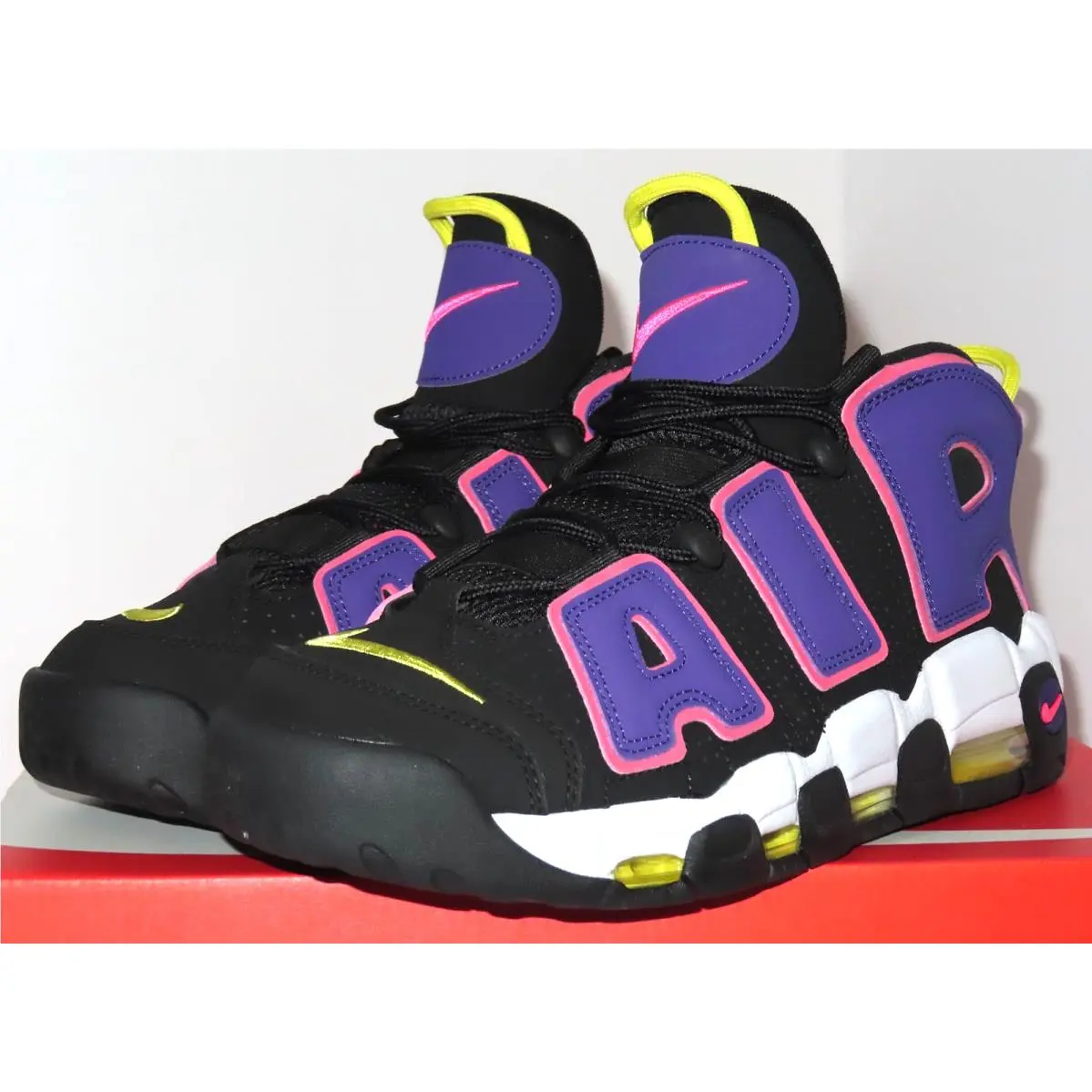 Nike shoes - Nike Air More Uptempo `96 - DZ5187-001 - Black/Court Purple, Pink 2