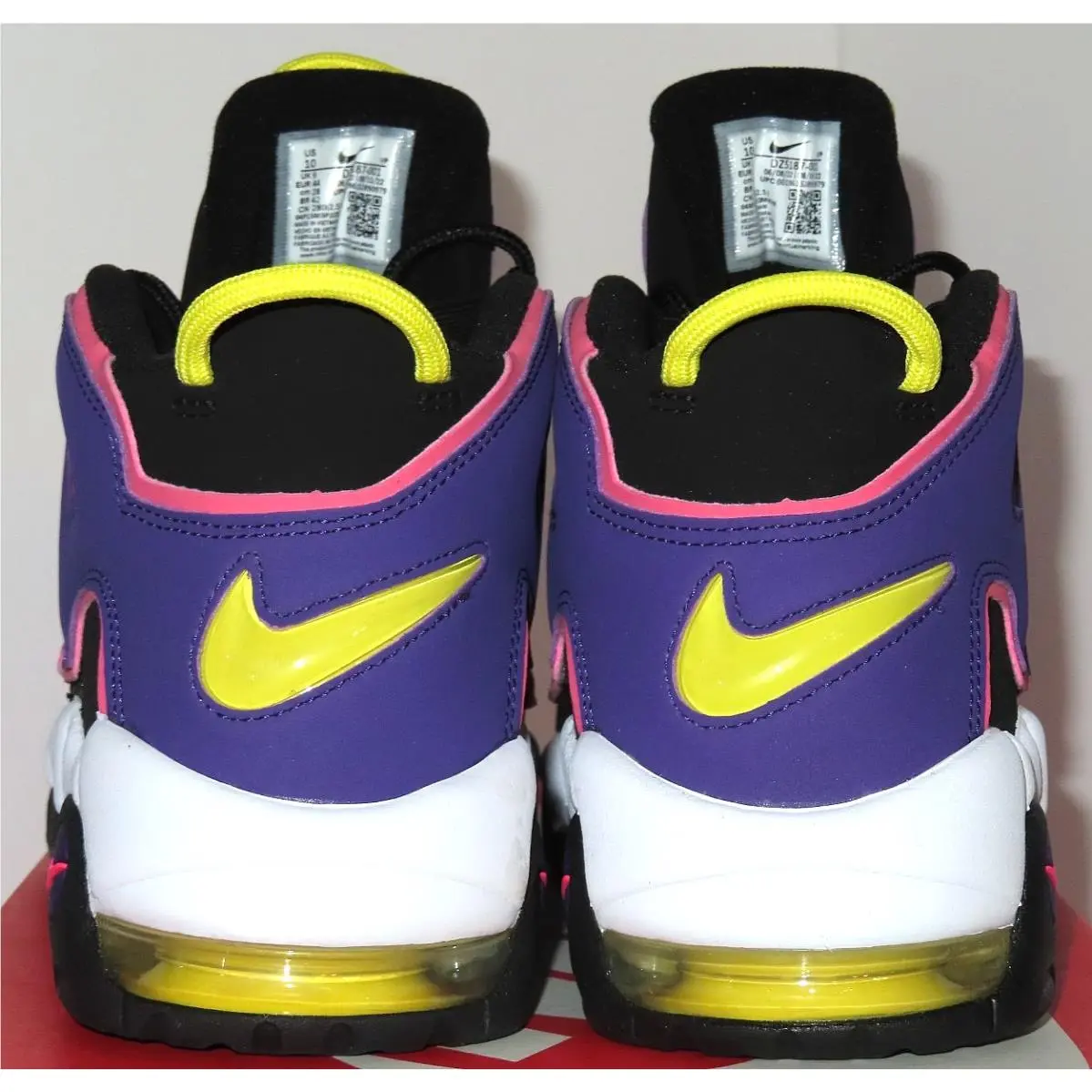 Nike shoes - Nike Air More Uptempo `96 - DZ5187-001 - Black/Court Purple, Pink 7