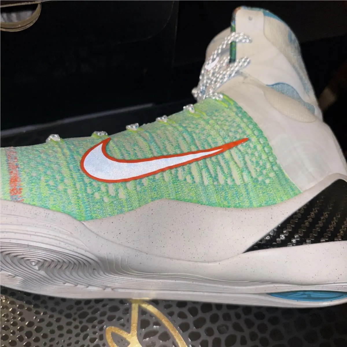 Nike shoes - Nike Kobe 9 - Kobe - FZ7335-101 - White/Reflective Silver-Chlorine Blue-Black 15
