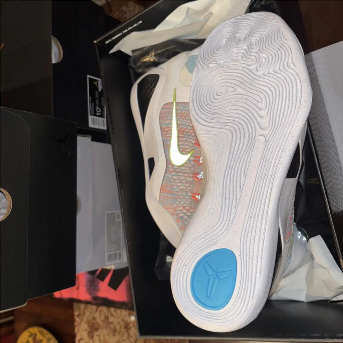 Nike shoes - Nike Kobe 9 - Kobe - FZ7335-101 - White/Reflective Silver-Chlorine Blue-Black 1