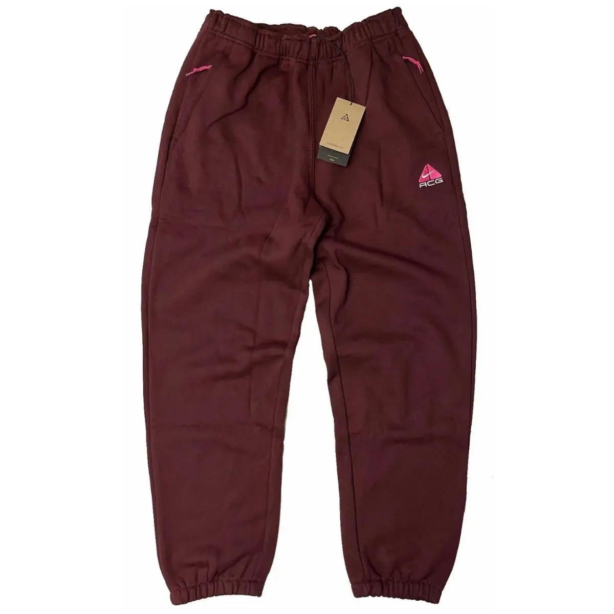 Nike Acg Lungs Therma-fit Repel Fleece Pants Red FV8650-652 Men’s Size Medium - Red