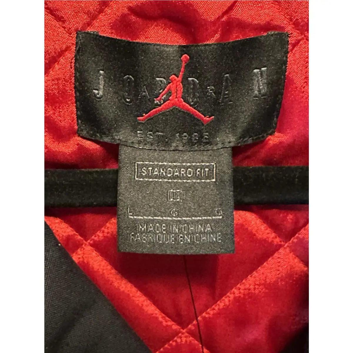 Nike clothing - Nike Air Jordan Legacy Canvas Jacket - CZ1165-010 - Black Red White 2
