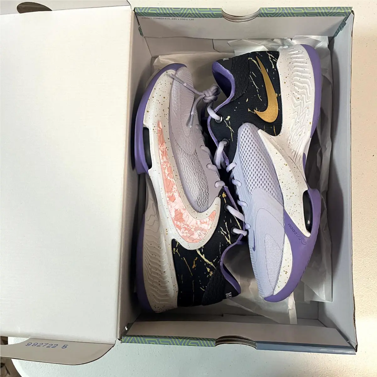 Nike shoes - Nike Zoom Freak - Zoom Freak - DV1178-500 - Oxygen Purple/Space Purple-Gridiron (UPC: 196156207865) 0
