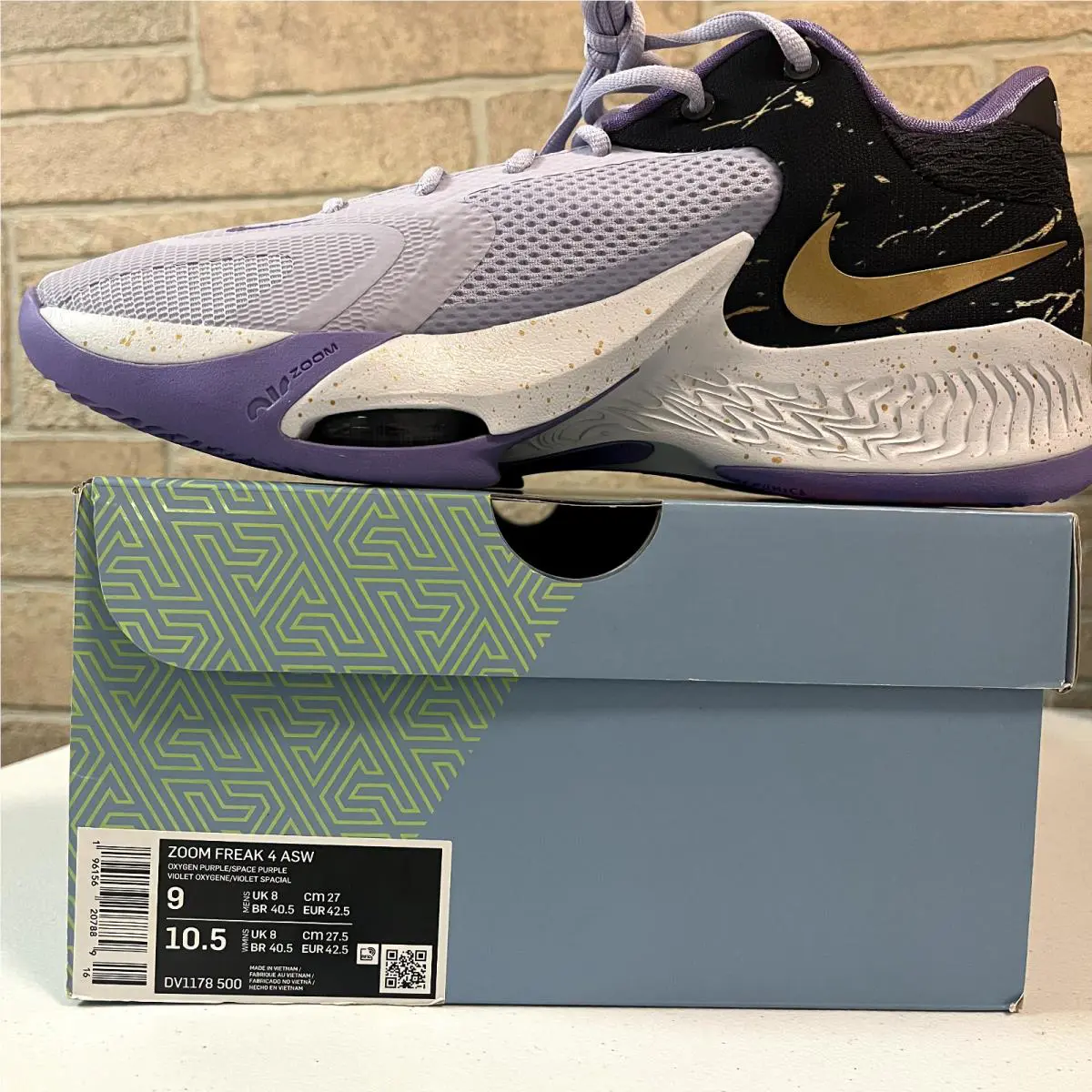 Nike shoes - Nike Zoom Freak - Zoom Freak - DV1178-500 - Oxygen Purple/Space Purple-Gridiron (UPC: 196156207865) 1