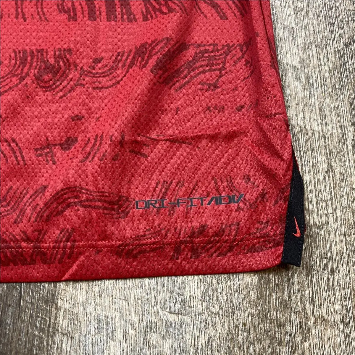 Nike clothing - Nike Tiger Woods Dri Fit ADV Mock - DJ6842 - Sunday Red Black 5