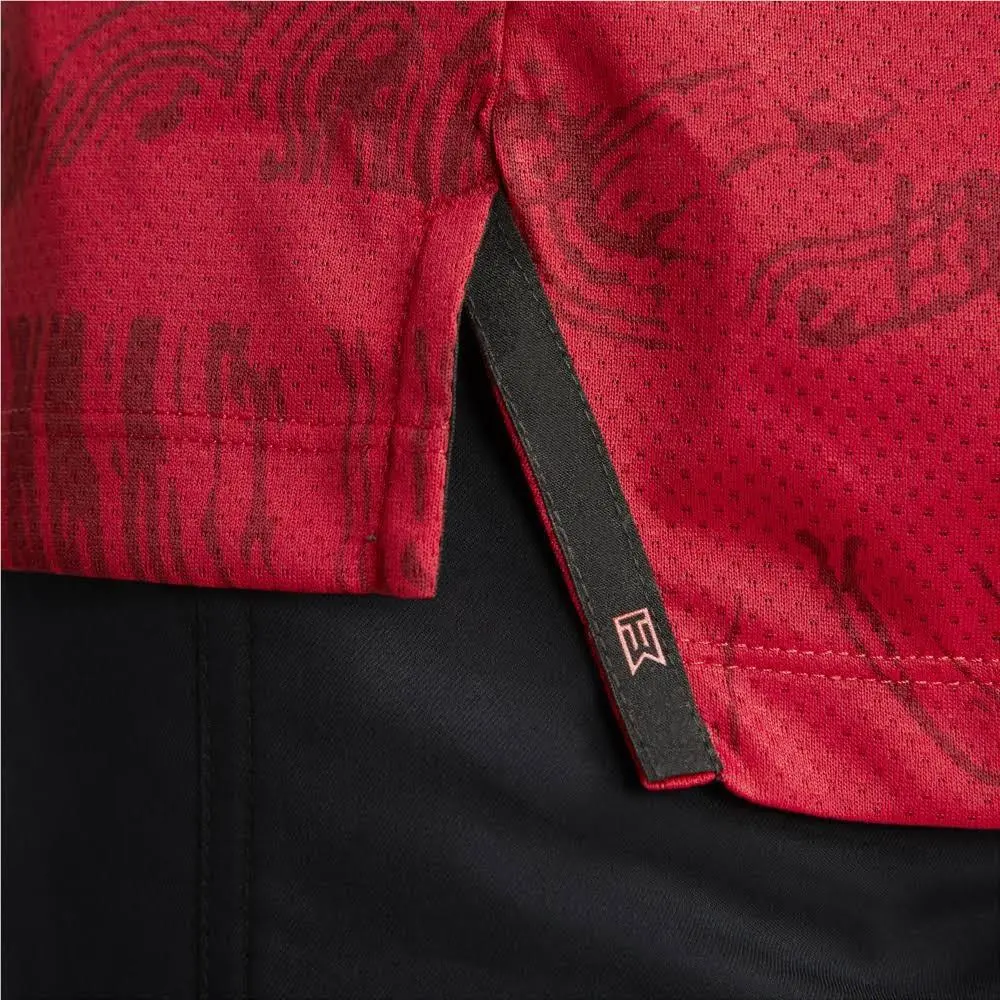 Nike clothing - Nike Tiger Woods Dri Fit ADV Mock - DJ6842 - Sunday Red Black 6