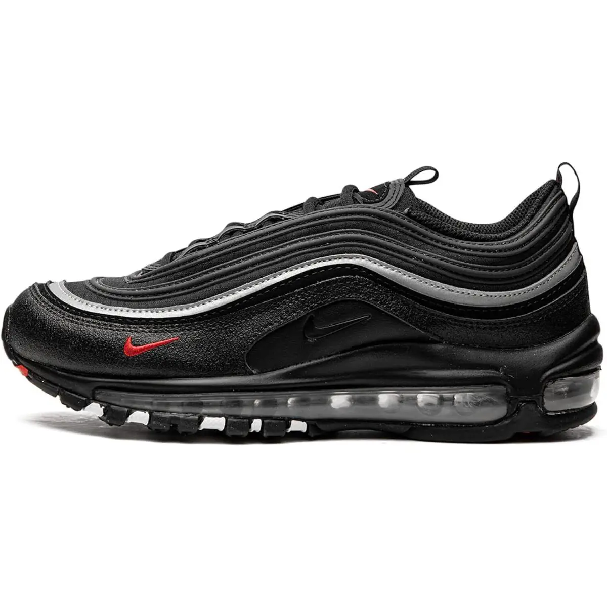 Sz 5Y - Nike Air Max `97 GS 921522 028 Black/silver/red - Multicolor