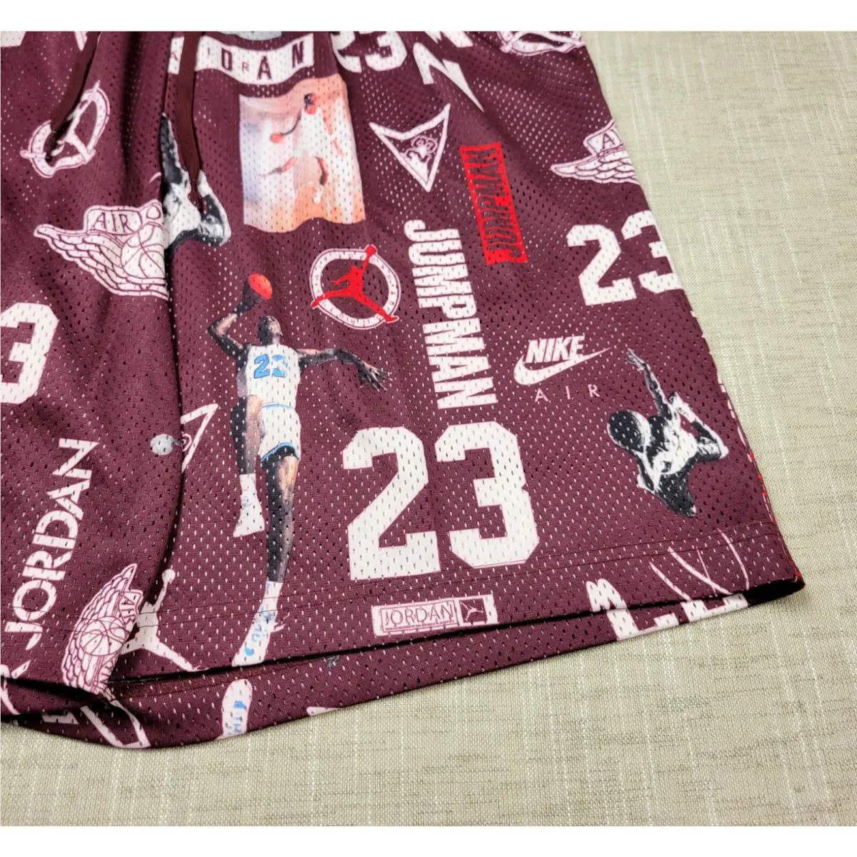 Nike clothing - NIKE Air Jordan GFX - Air GFX - AO9585-681 - Maroon Red White 4