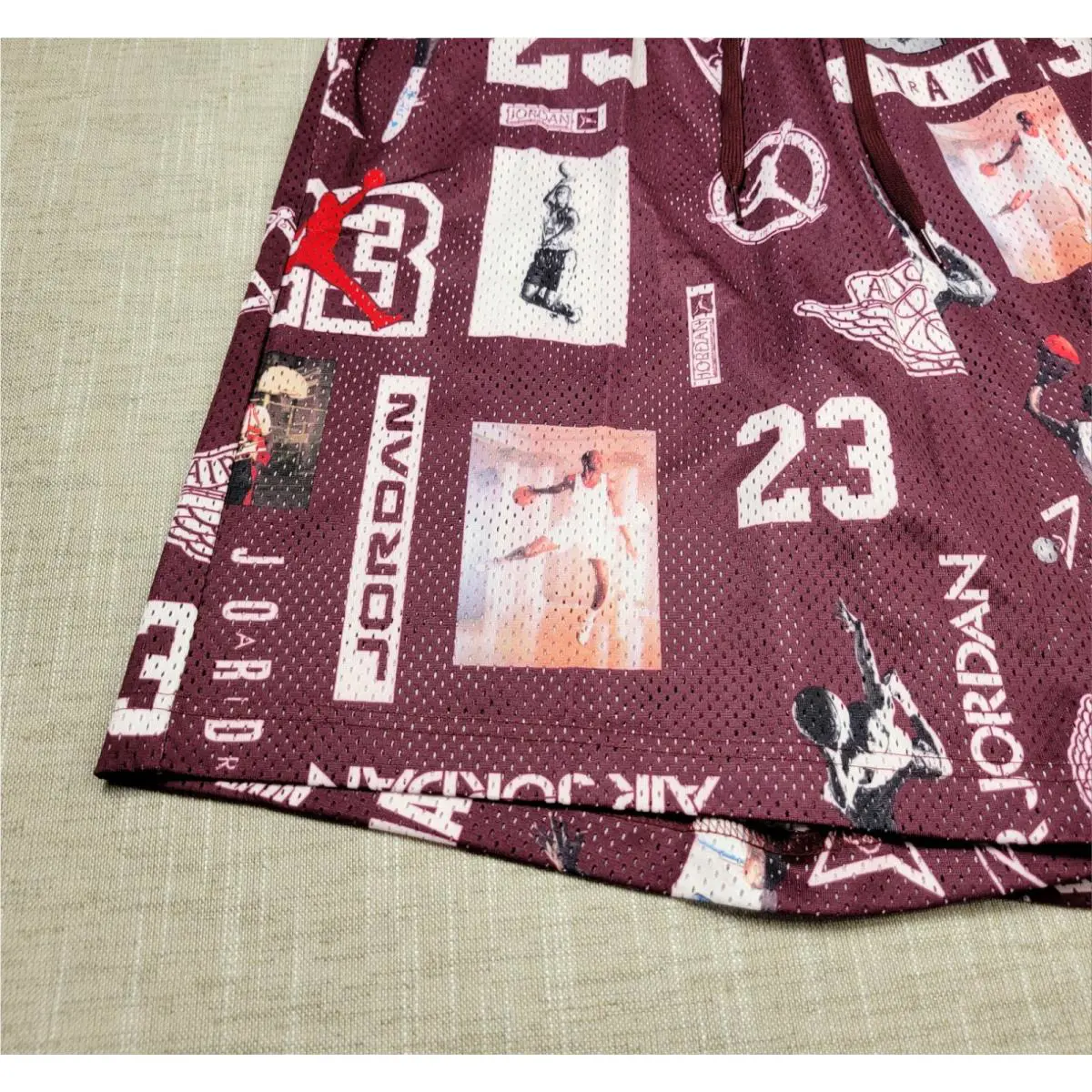 Nike clothing - NIKE Air Jordan GFX - Air GFX - AO9585-681 - Maroon Red White 5