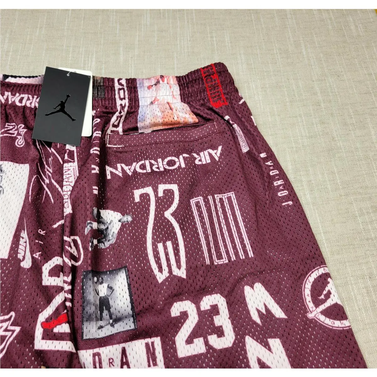 Nike clothing - NIKE Air Jordan GFX - Air GFX - AO9585-681 - Maroon Red White 6