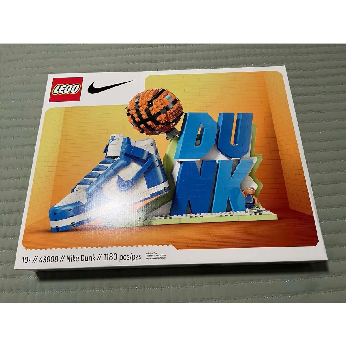 Lego Nike 43008 Nike Dunk x Lego® Set 1180Pcs Usa