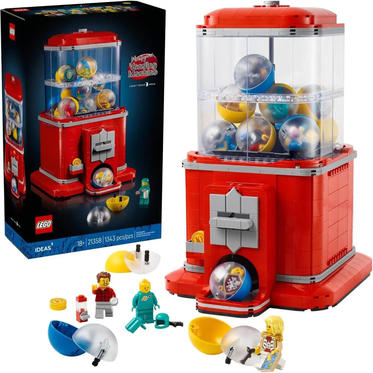 Ideas Minifigure Vending Machine Building Set For Adults - Creative Office Decor