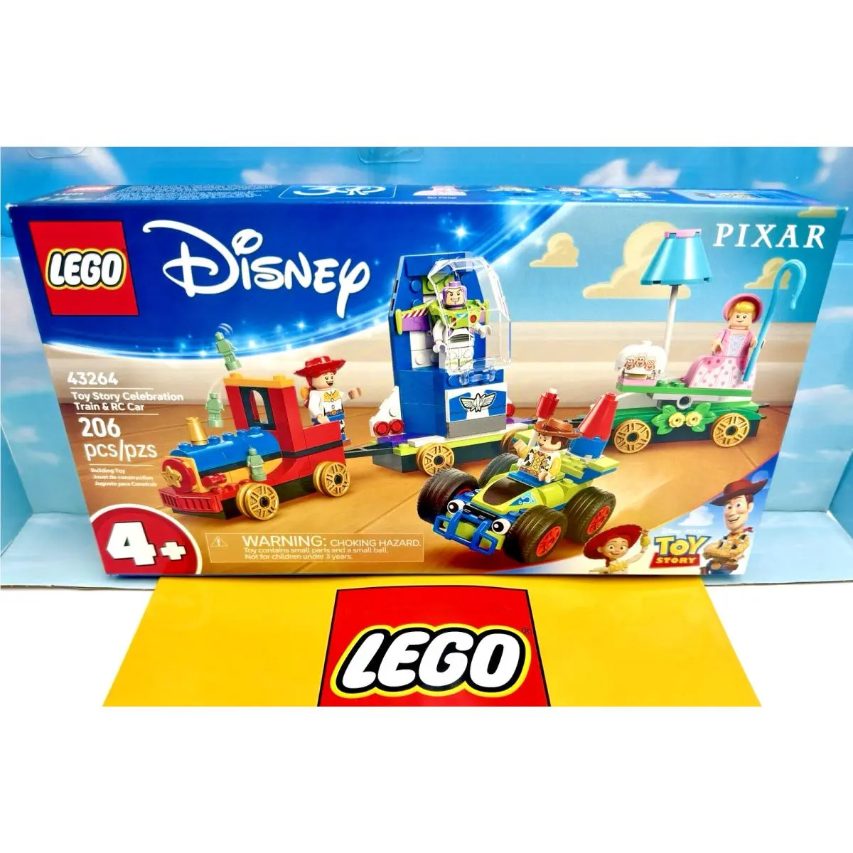 Lego Disney Pixar 43264 Toy Story Celebration Train RC Car w/ 4 Minifigures