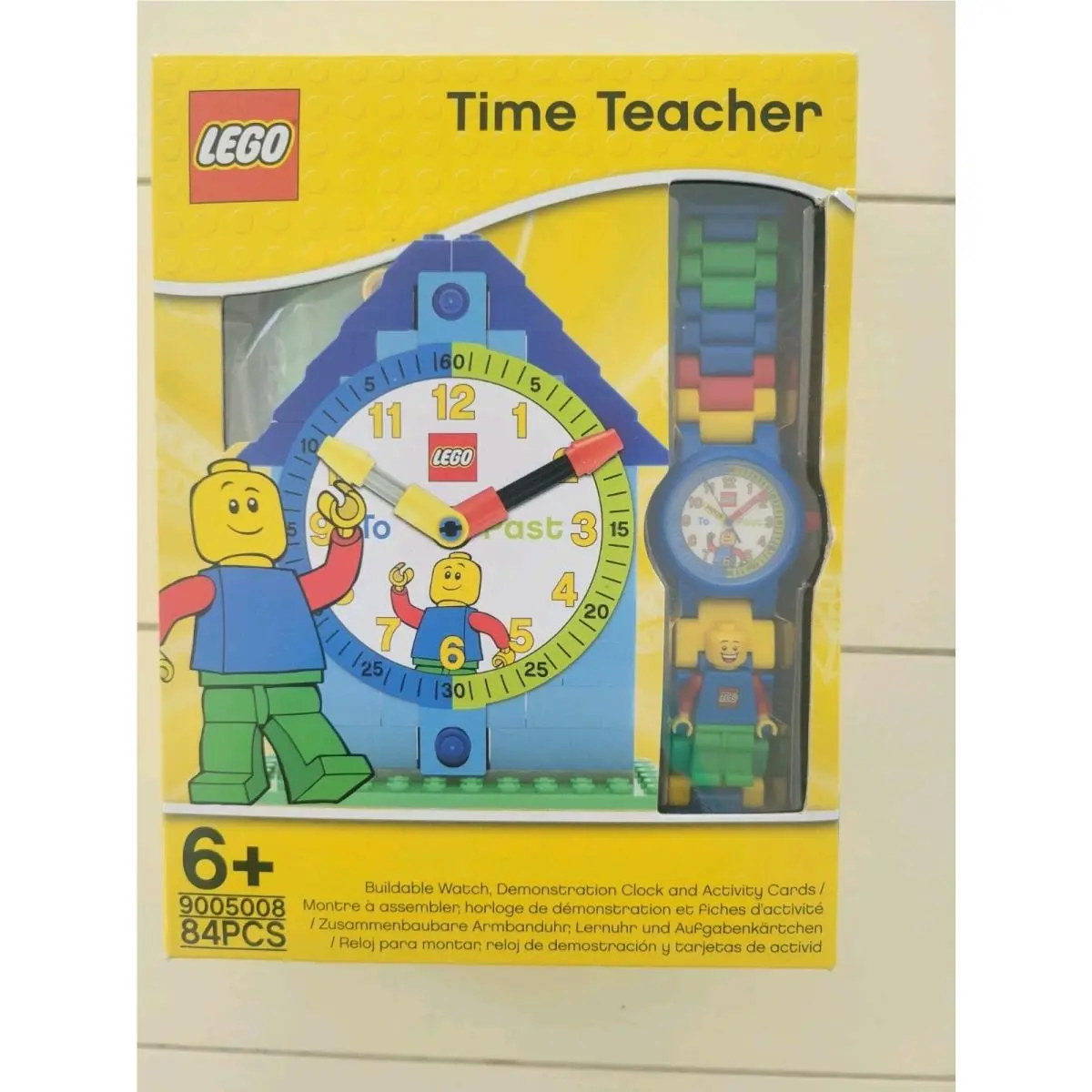 Lego Time Teacher: Buildable Watch Constructible Clock Activity Card 9005008