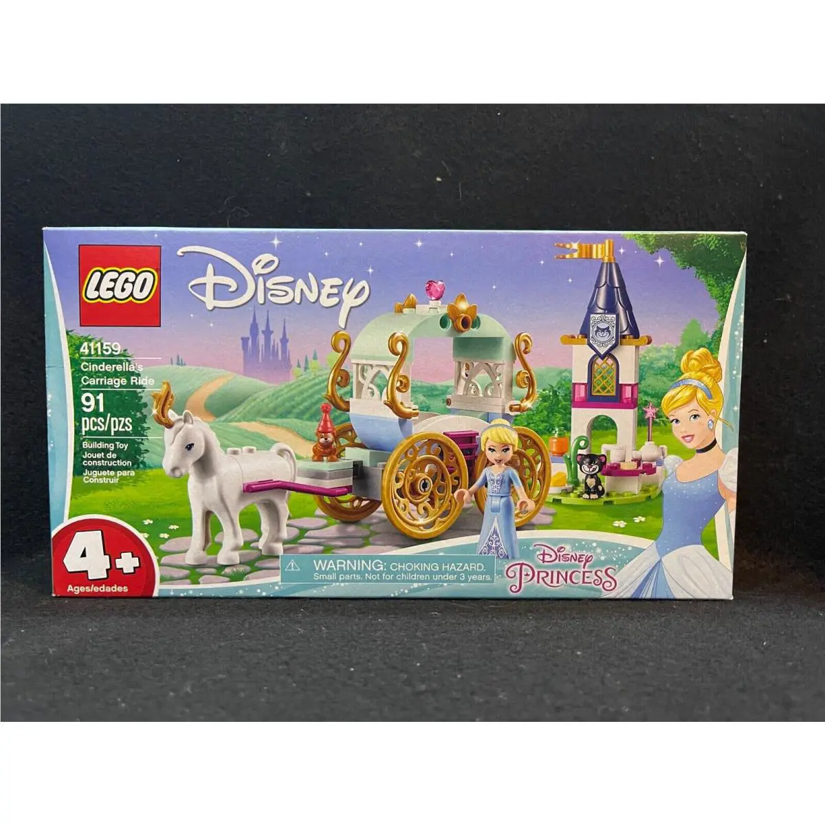 Lego Disney Princess Cinderellas Carriage Ride 41159 Building Toy Set 91 Pcs